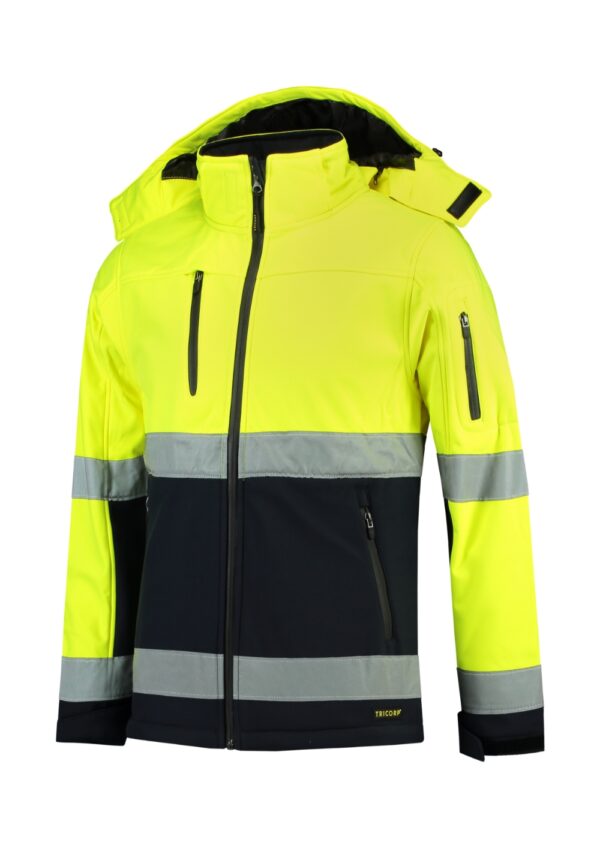 softshell: 100% polüester, pu membraan softshell: 100% polüester, PU-membraan