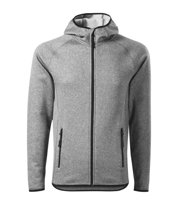 stretch fliis, 95% mikropolüester, 5% elastaan – dark gray melange s stretch-fliis, 95% mikropolüester, 5% elastaan – dark gray melange S