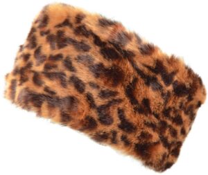 kunstkarusnahast leopardimustriga peapael Kunstkarusnahast leopardimustriga peapael